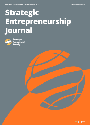 Strategic Entrepreneurship Journal cover