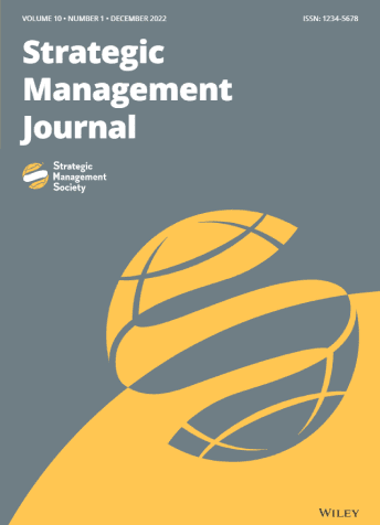 Strategic Management Journal cover