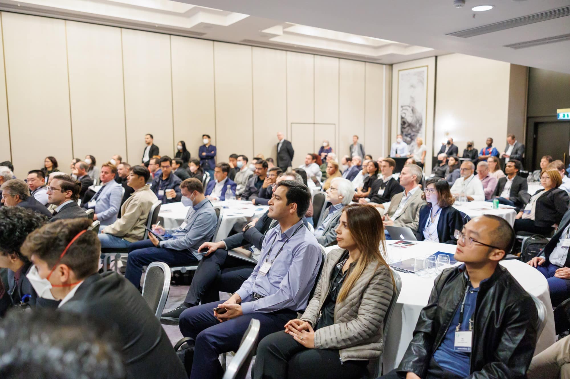 SMS Conference Audiences listening to the speaker